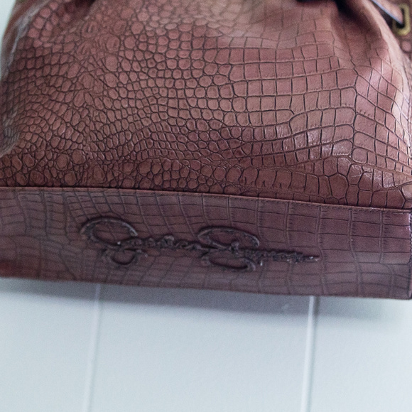 Jessica Simpson Brown Satchel Purse - Picture 3 of 5